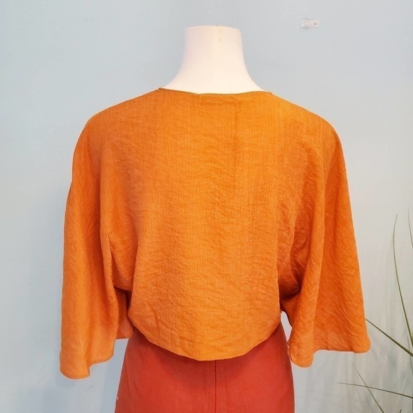 THE EAST ORDER Amelie Crop Top Pumpkin Spice XS - Picture 5 of 10